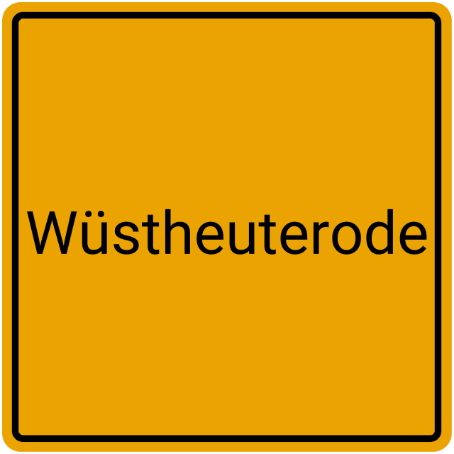 Meldebestätigung Wüstheuterode