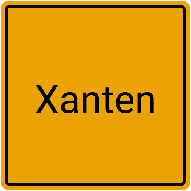 Meldebestätigung Xanten