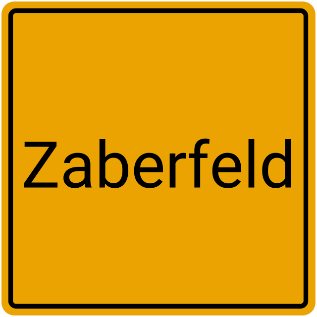 Meldebestätigung Zaberfeld