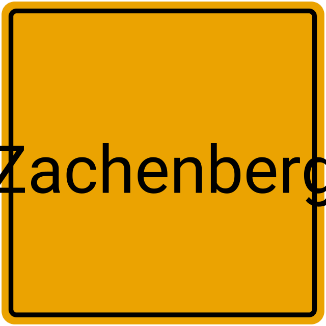 Meldebestätigung Zachenberg