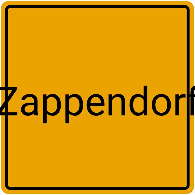 Meldebestätigung Zappendorf