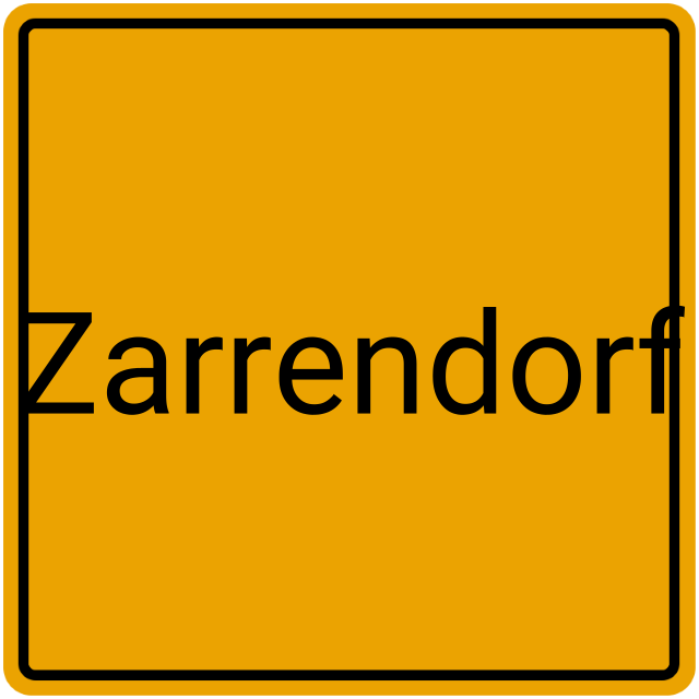Meldebestätigung Zarrendorf