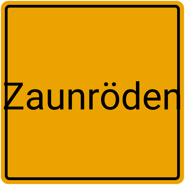 Meldebestätigung Zaunröden