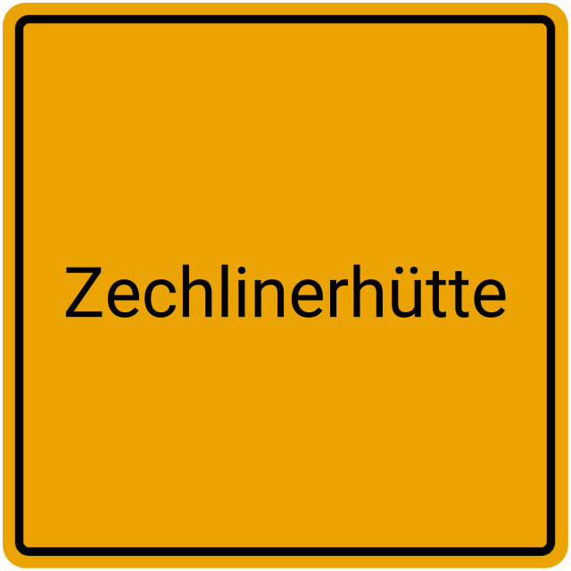 Meldebestätigung Zechlinerhütte