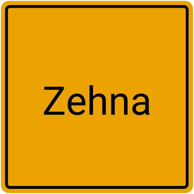 Meldebestätigung Zehna