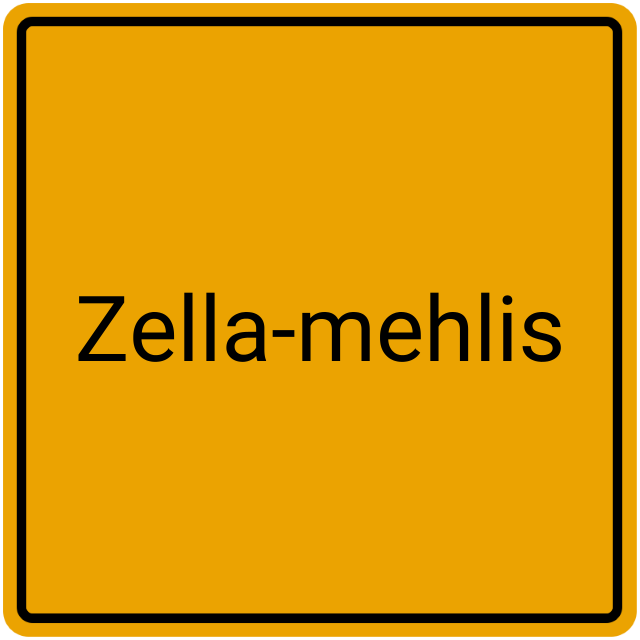 Meldebestätigung Zella-Mehlis
