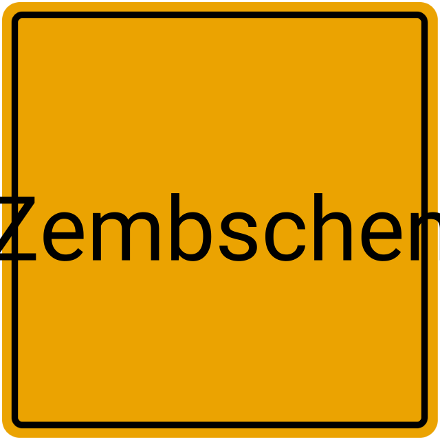Meldebestätigung Zembschen