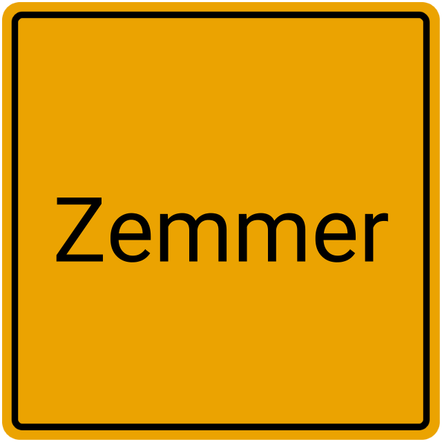 Meldebestätigung Zemmer