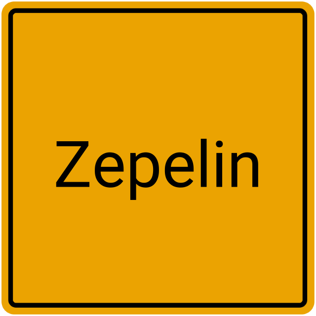 Meldebestätigung Zepelin