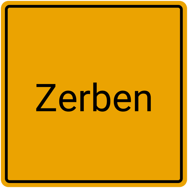 Meldebestätigung Zerben