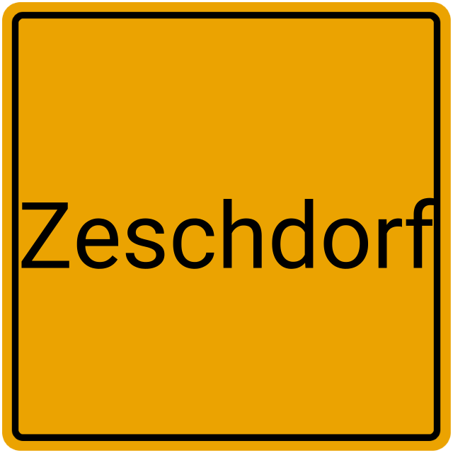 Meldebestätigung Zeschdorf