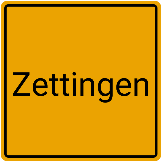 Meldebestätigung Zettingen