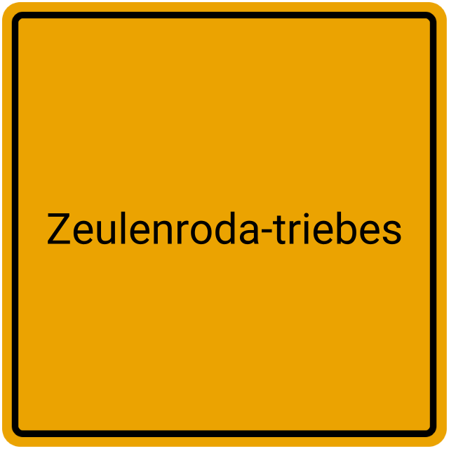 Meldebestätigung Zeulenroda-Triebes