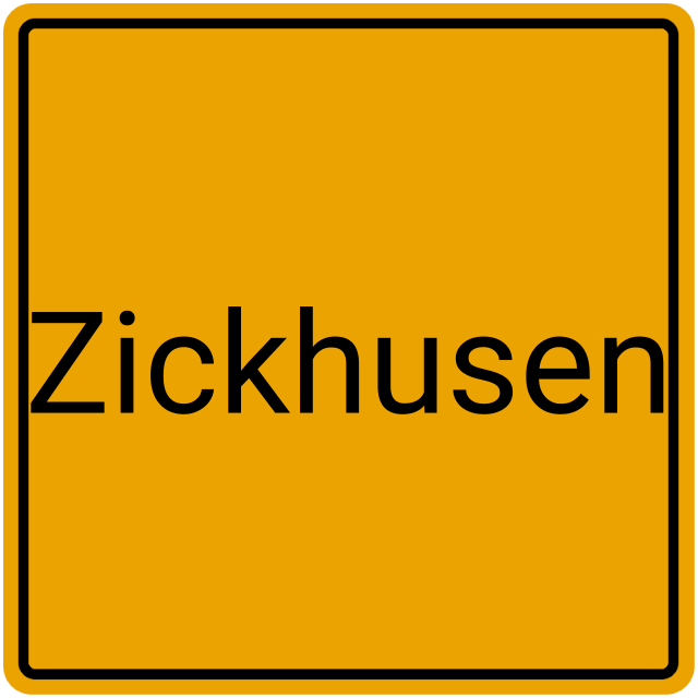 Meldebestätigung Zickhusen