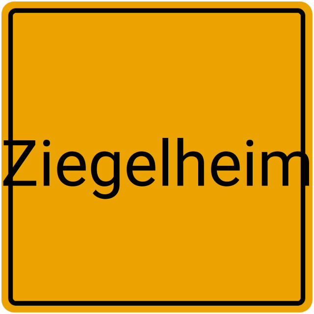 Meldebestätigung Ziegelheim