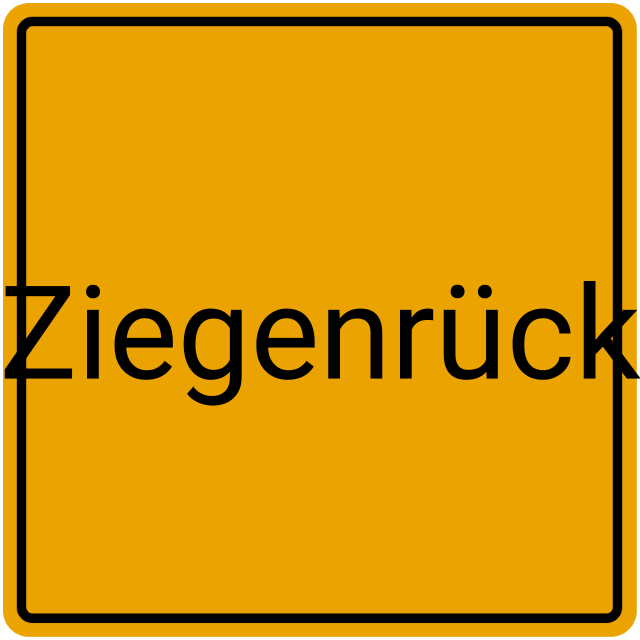 Meldebestätigung Ziegenrück