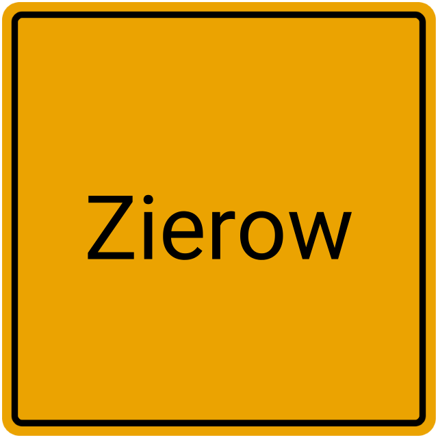 Meldebestätigung Zierow