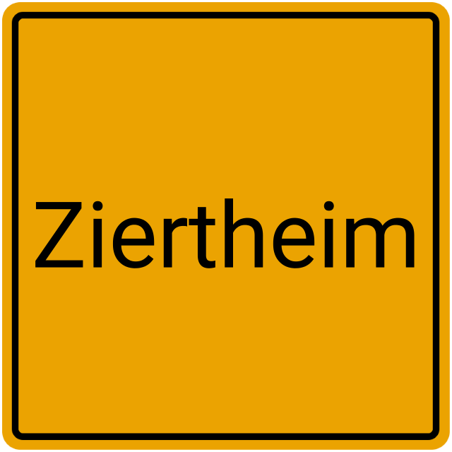 Meldebestätigung Ziertheim