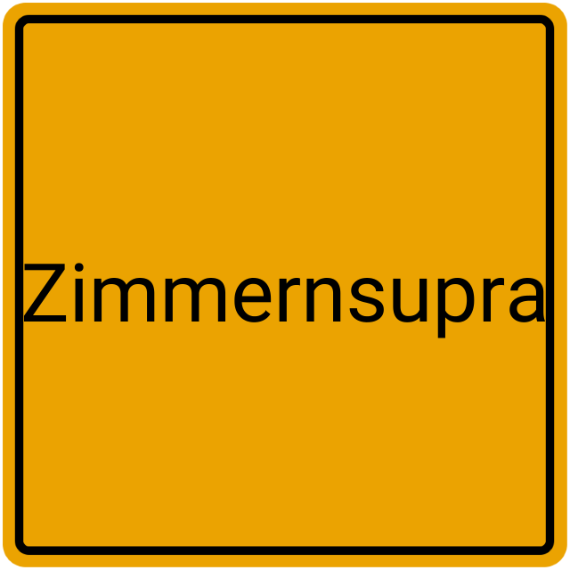 Meldebestätigung Zimmernsupra