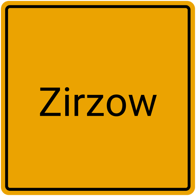 Meldebestätigung Zirzow