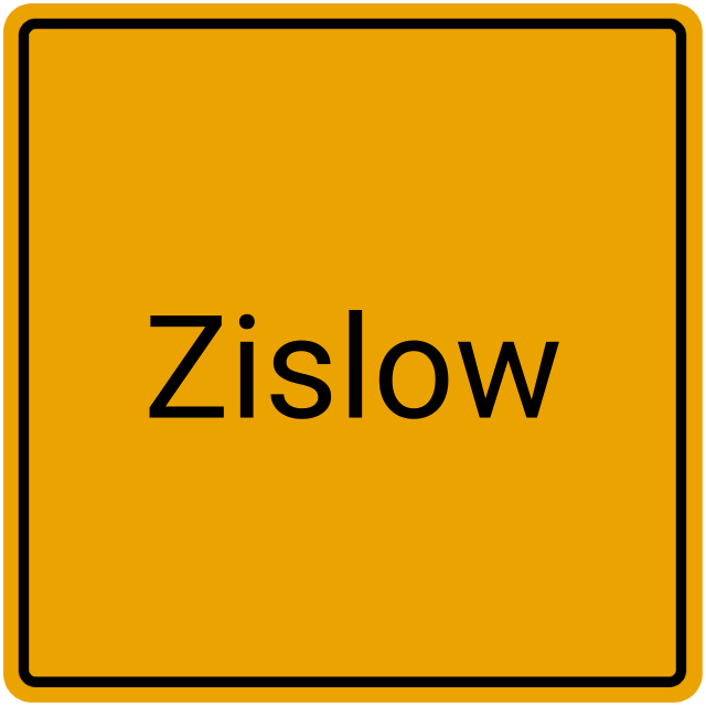 Meldebestätigung Zislow