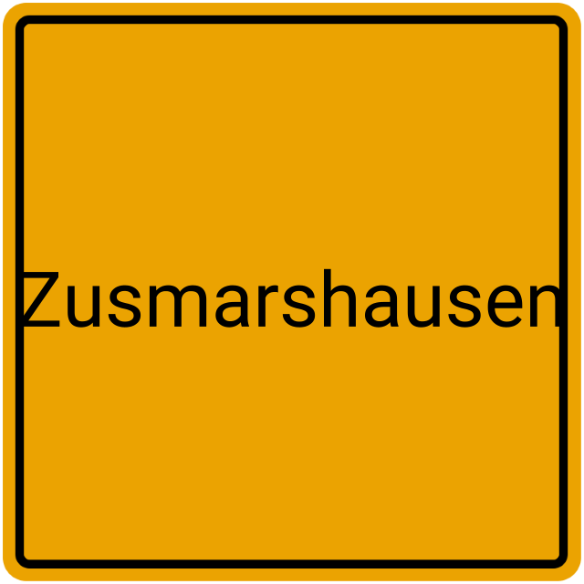 Meldebestätigung Zusmarshausen