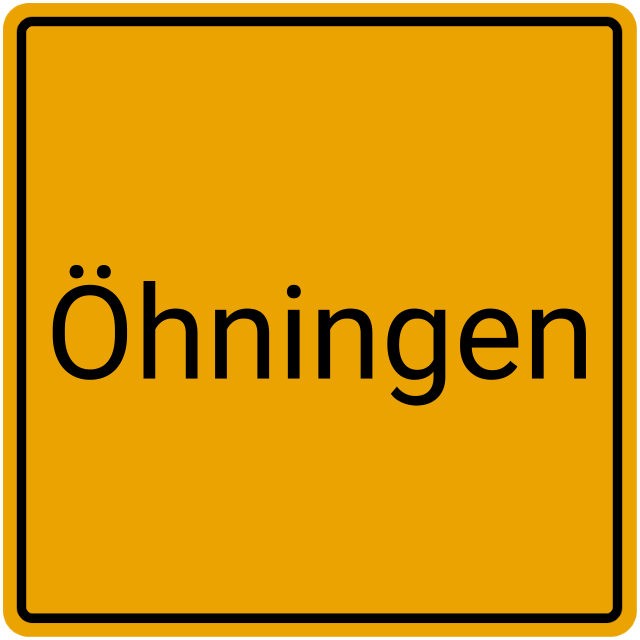 Meldebestätigung Öhningen